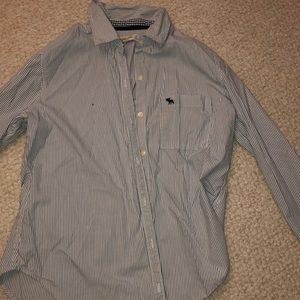 Abercrombie & Fitch stripe long sleeve button down